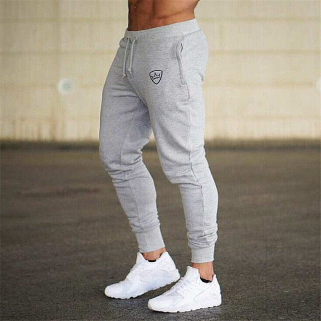Stylish Casual Men's Mid Waist Slim Trouser For Workout