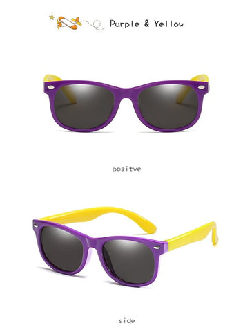 Nouvelles lunettes de soleil polarisées pour enfants pour garçons filles