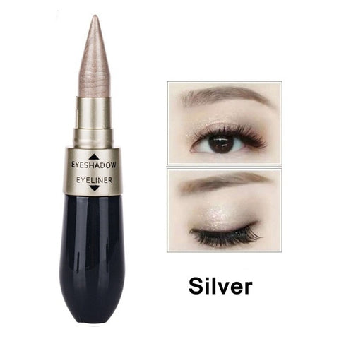 Double-End 2-In-1 Pearly Glimmer Waterproof Eyeshadow - Sheseelady