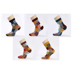 5 Pairs/Lot Combed Cotton Men'S Socks Compression Socks - Sheseelady