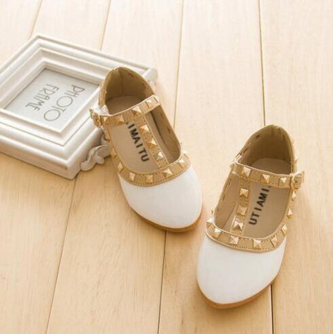Princess Lady Girls Pu Cuir Toddler Sneakers
